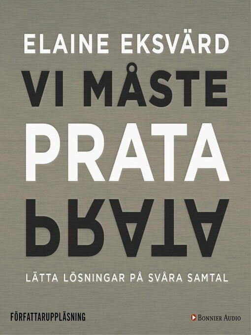 Title details for Vi måste prata by Elaine Eksvärd - Wait list